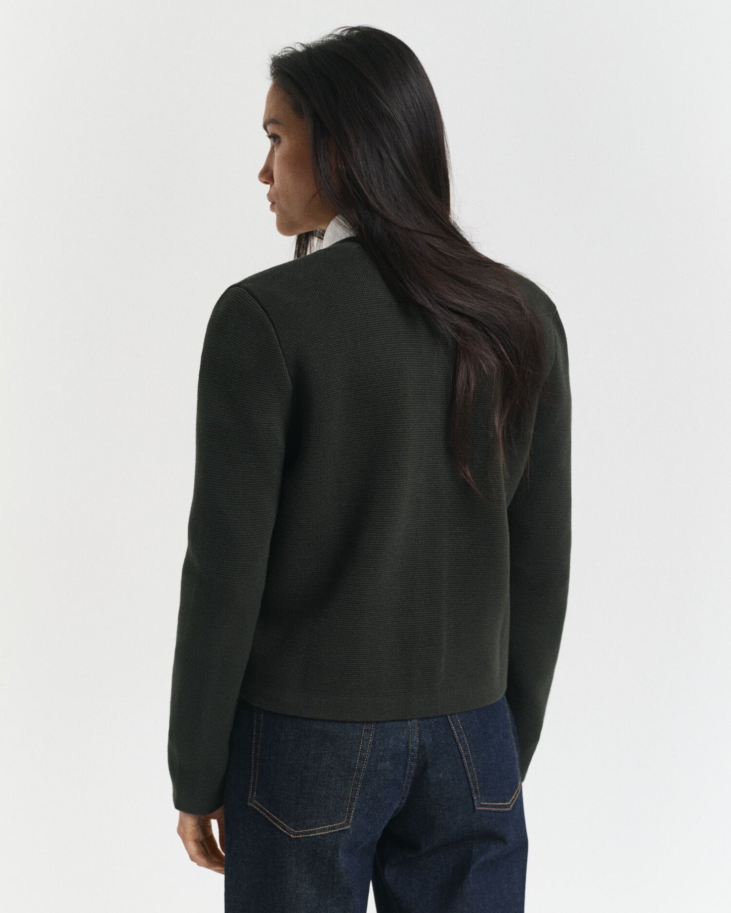 Strickjacke mit Kontrastdetails