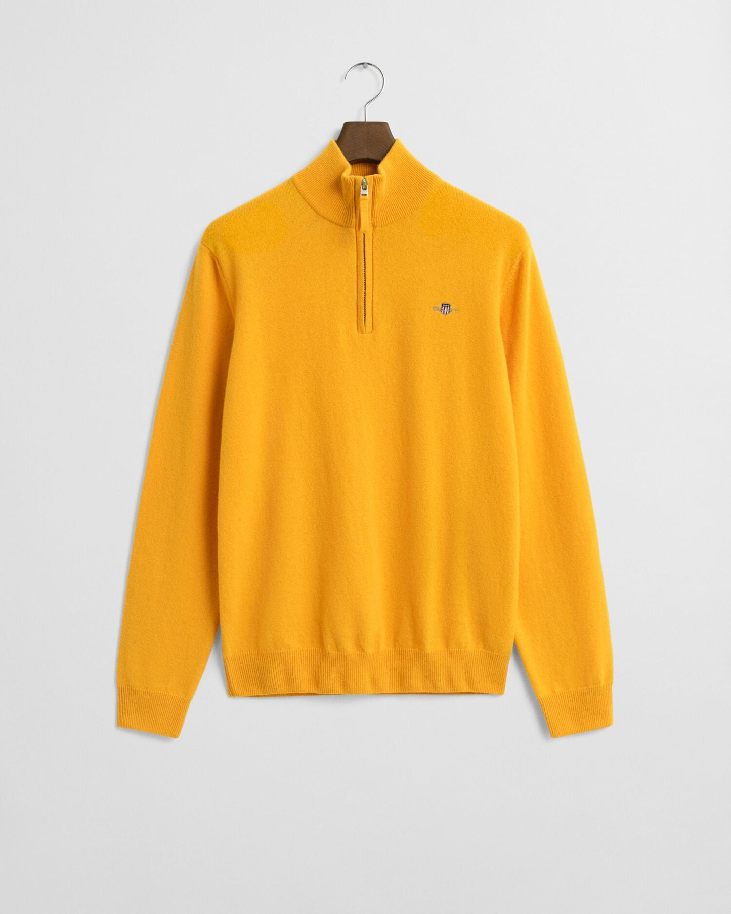 Pull demi-zippé en agneau super fin