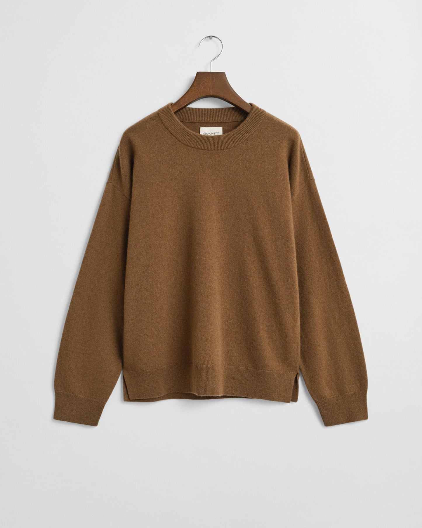 Pullover aus superfeiner Lammwolle mit Rundhalsausschnitt