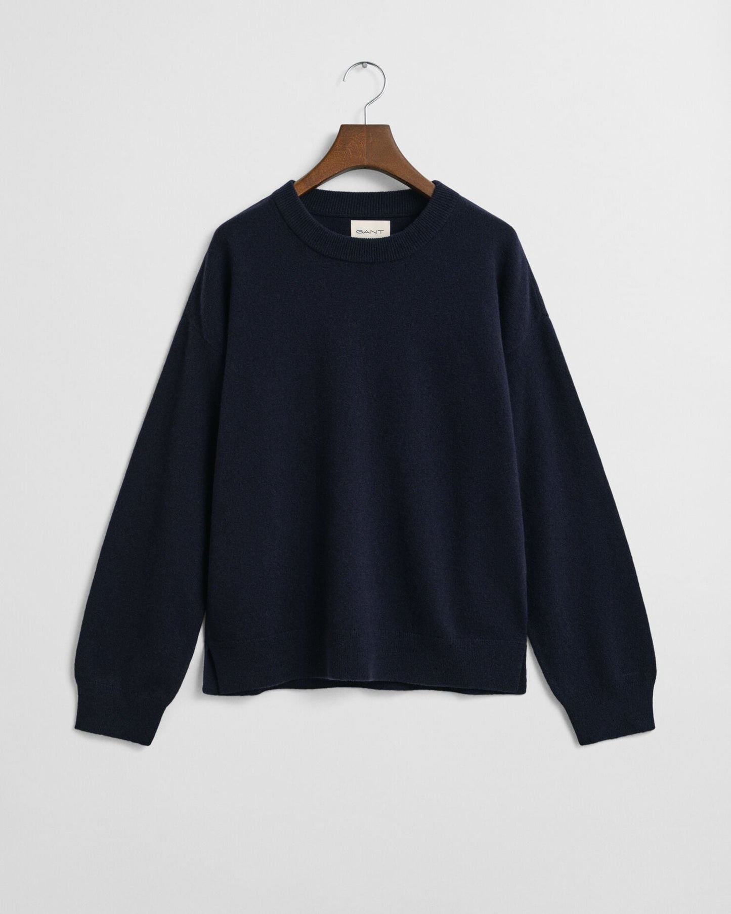 Pullover aus superfeiner Lammwolle mit Rundhalsausschnitt
