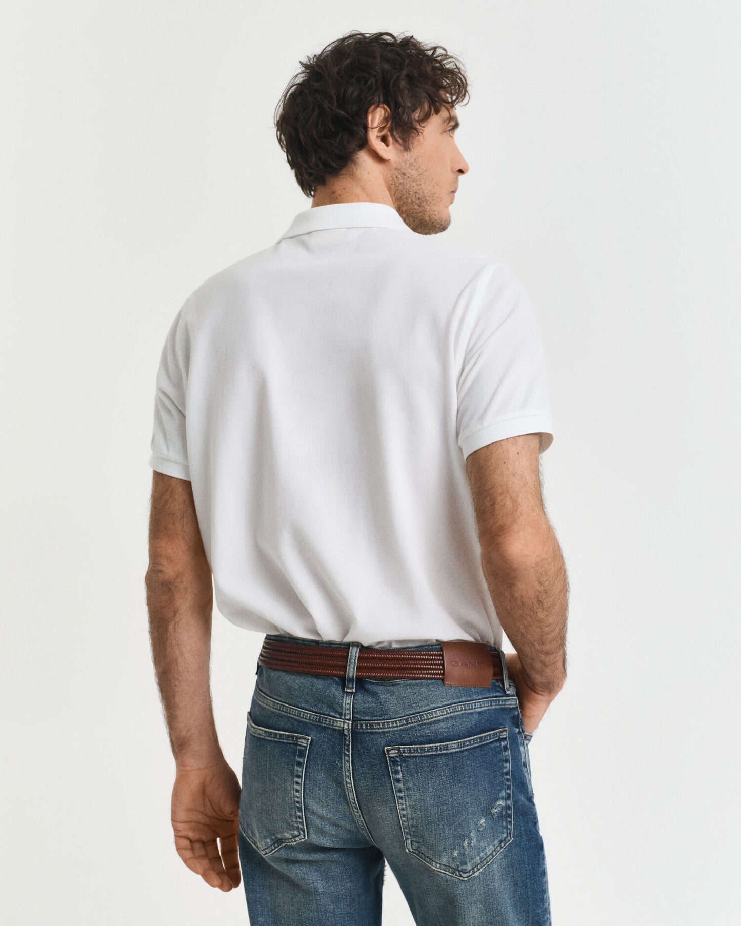 Regular Fit Shield Pique Polo Shirt