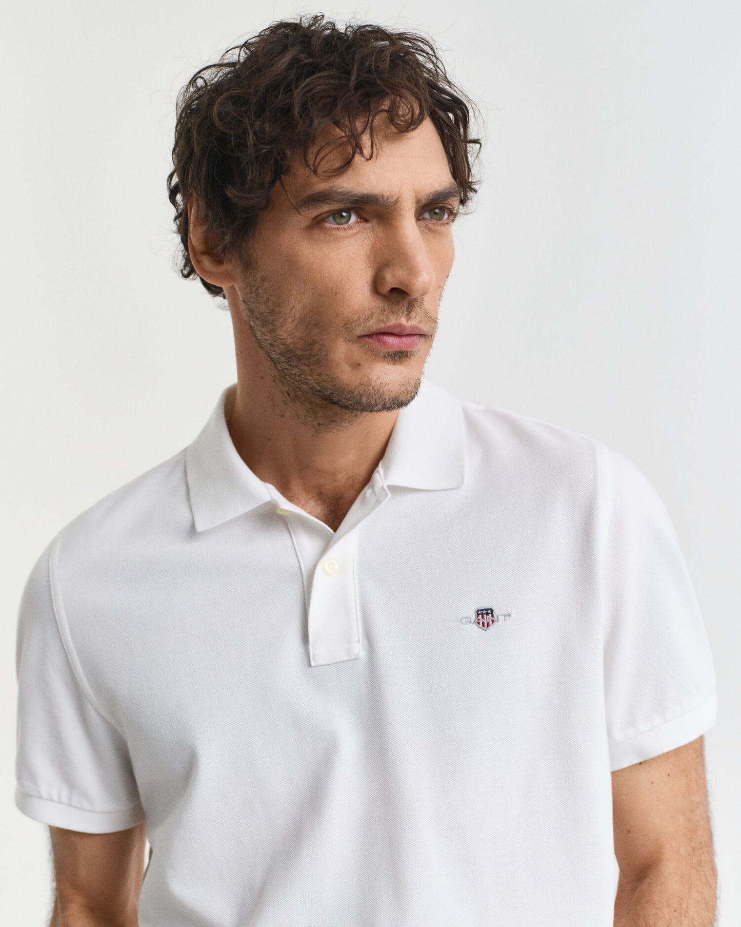 Regular Fit Shield Pique Polo Shirt